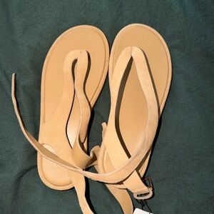 MANGO Elegant Leather Sandals
